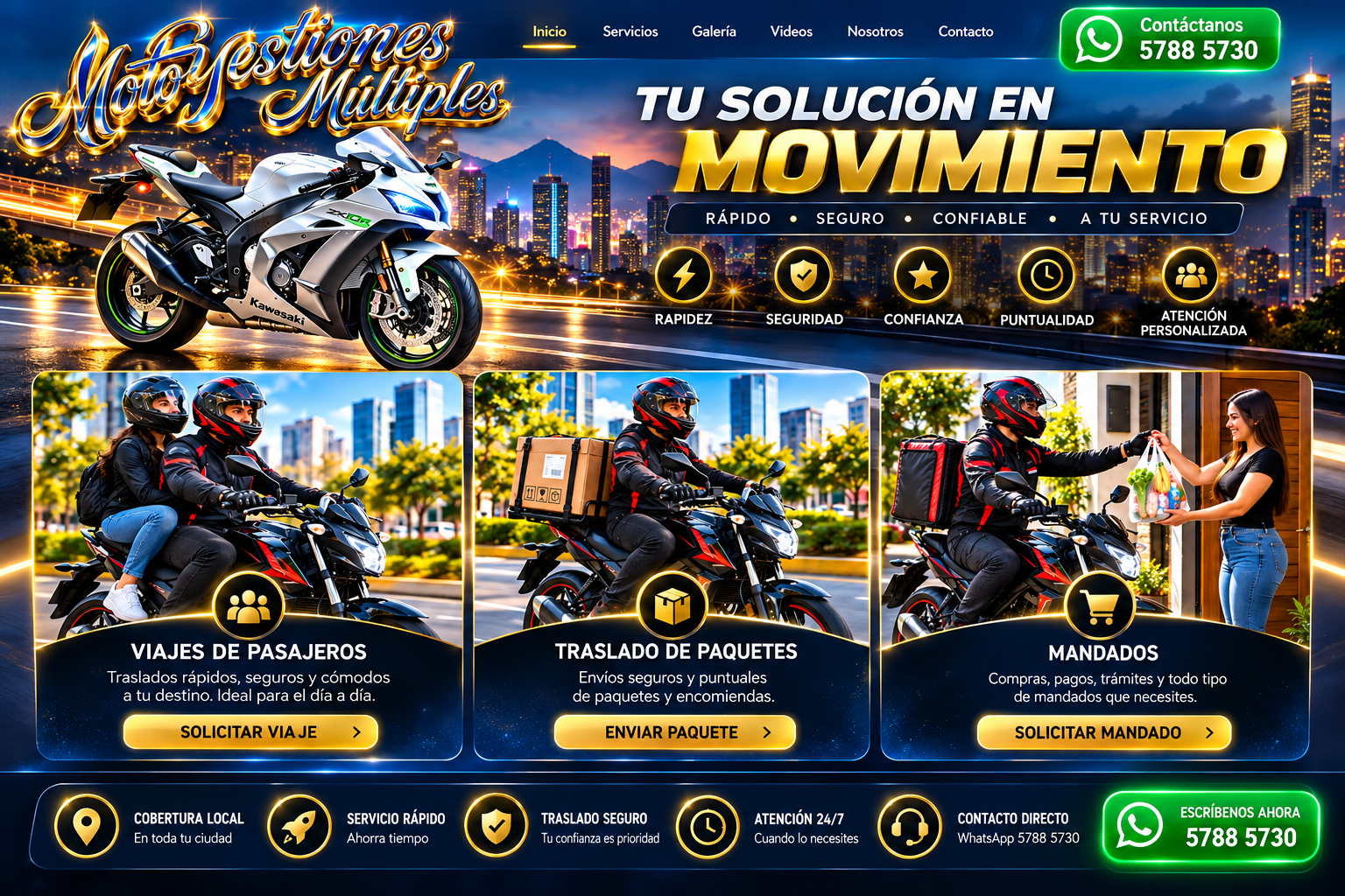 Moto Gestiones Múltiples — sitio premium